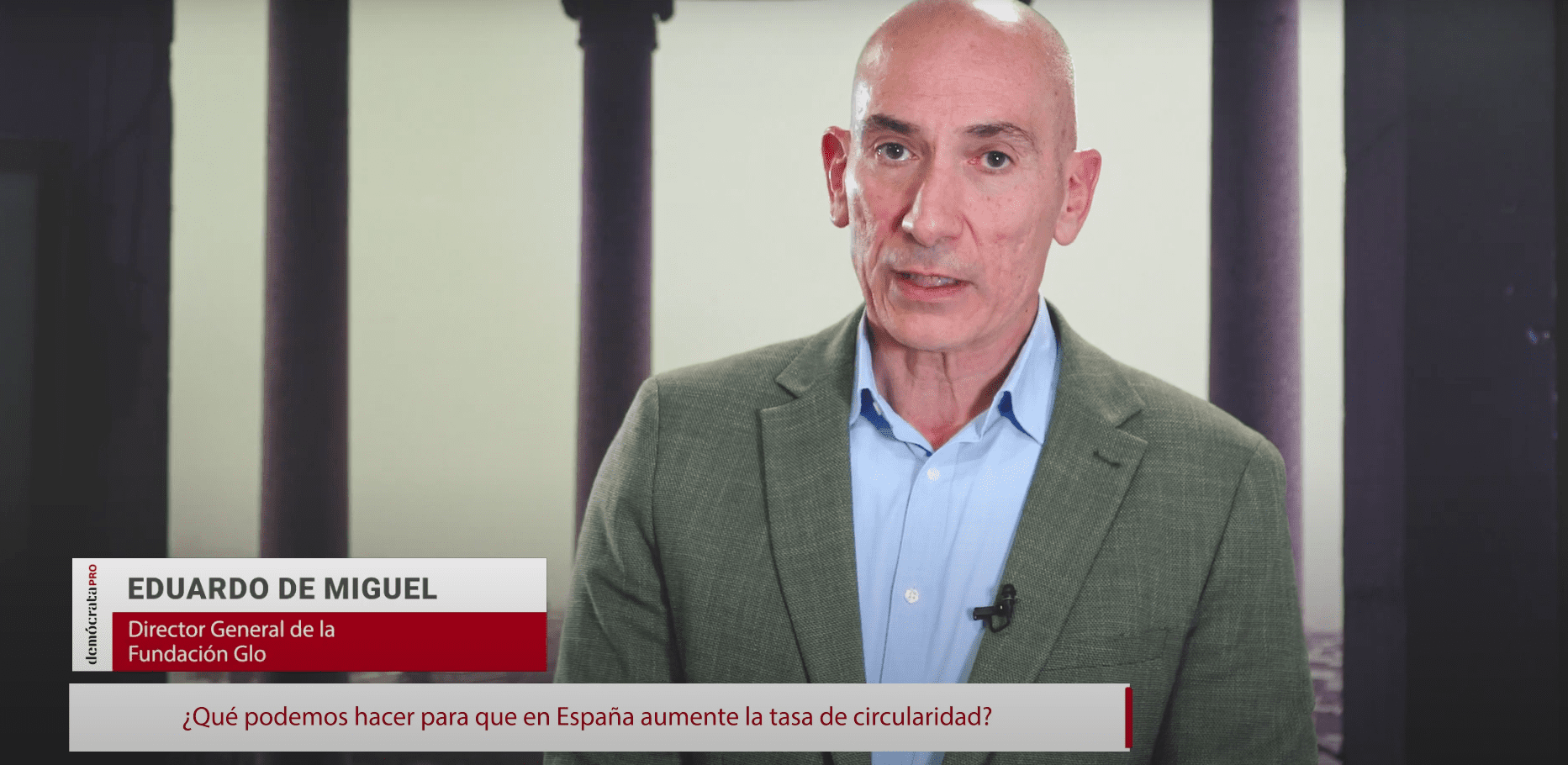 Eduardo de Miguel, Director General de la Fundación Global Naure.