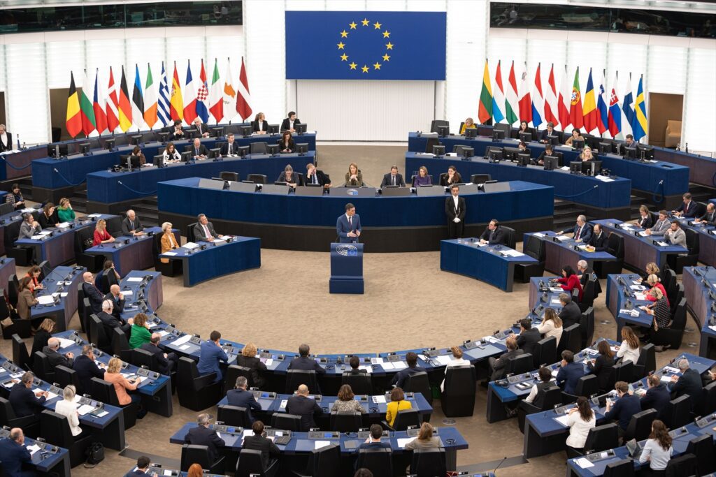 Imagen de archivo del Parlamento Europeo | ÁLEX FLORES (EUROPA PRESS).