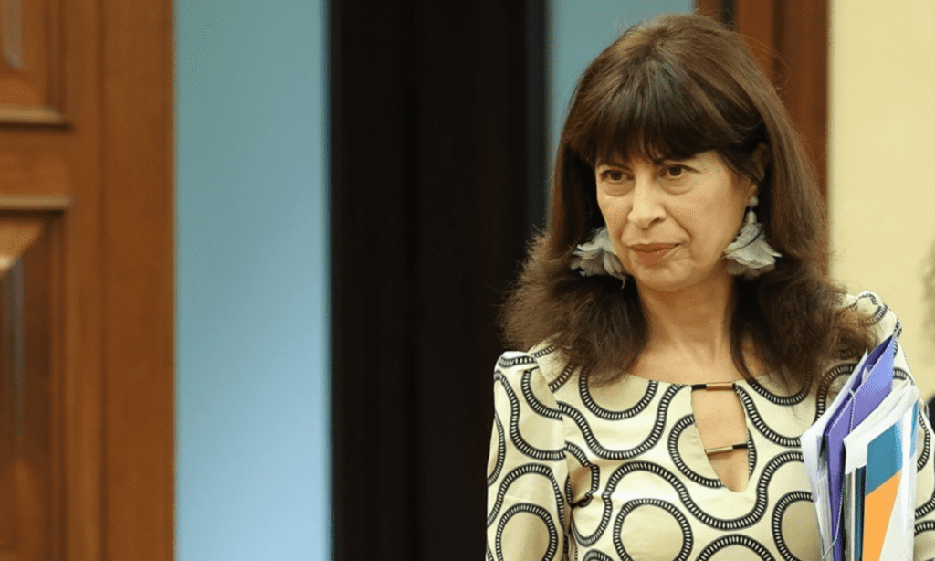 La ministra de Igualdad, Ana Redondo, durante su comparecencia en la comisión de Igualdad, en el Congreso de los Diputados | MARTA FERNÁNDEZ (EUROPA PRESS).