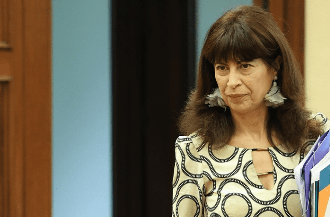 La ministra de Igualdad, Ana Redondo, durante su comparecencia en la comisión de Igualdad, en el Congreso de los Diputados | MARTA FERNÁNDEZ (EUROPA PRESS).