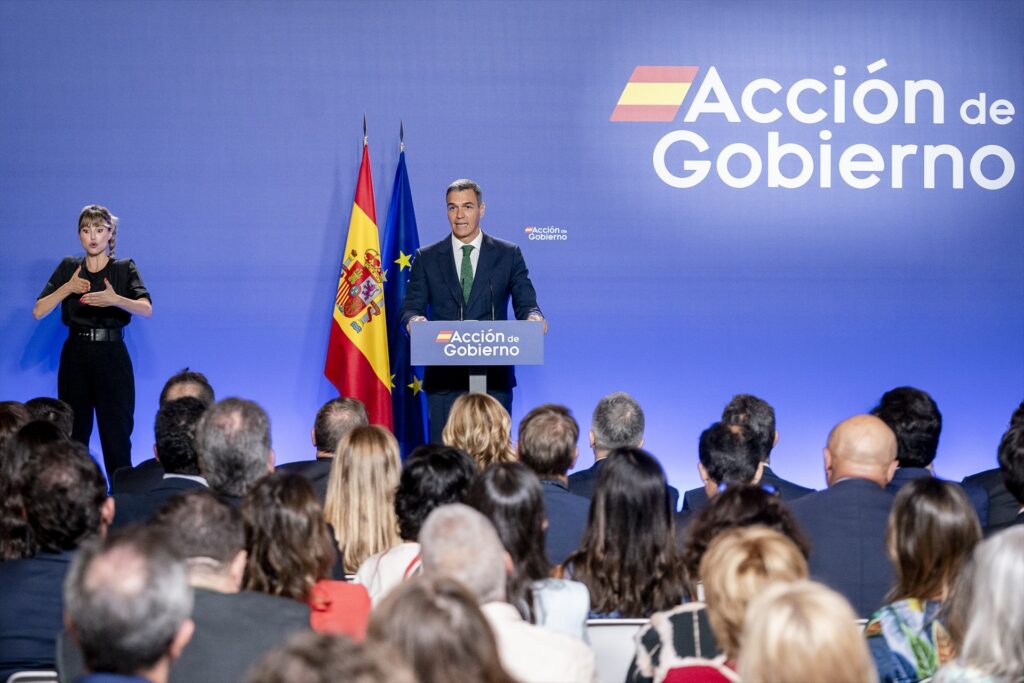 El presidente del Gobierno, Pedro Sánchez, inaugurará el curso político, en un acto en la sede del Instituto Cervantes | A. PÉREZ MECA (EUROPA PRESS).