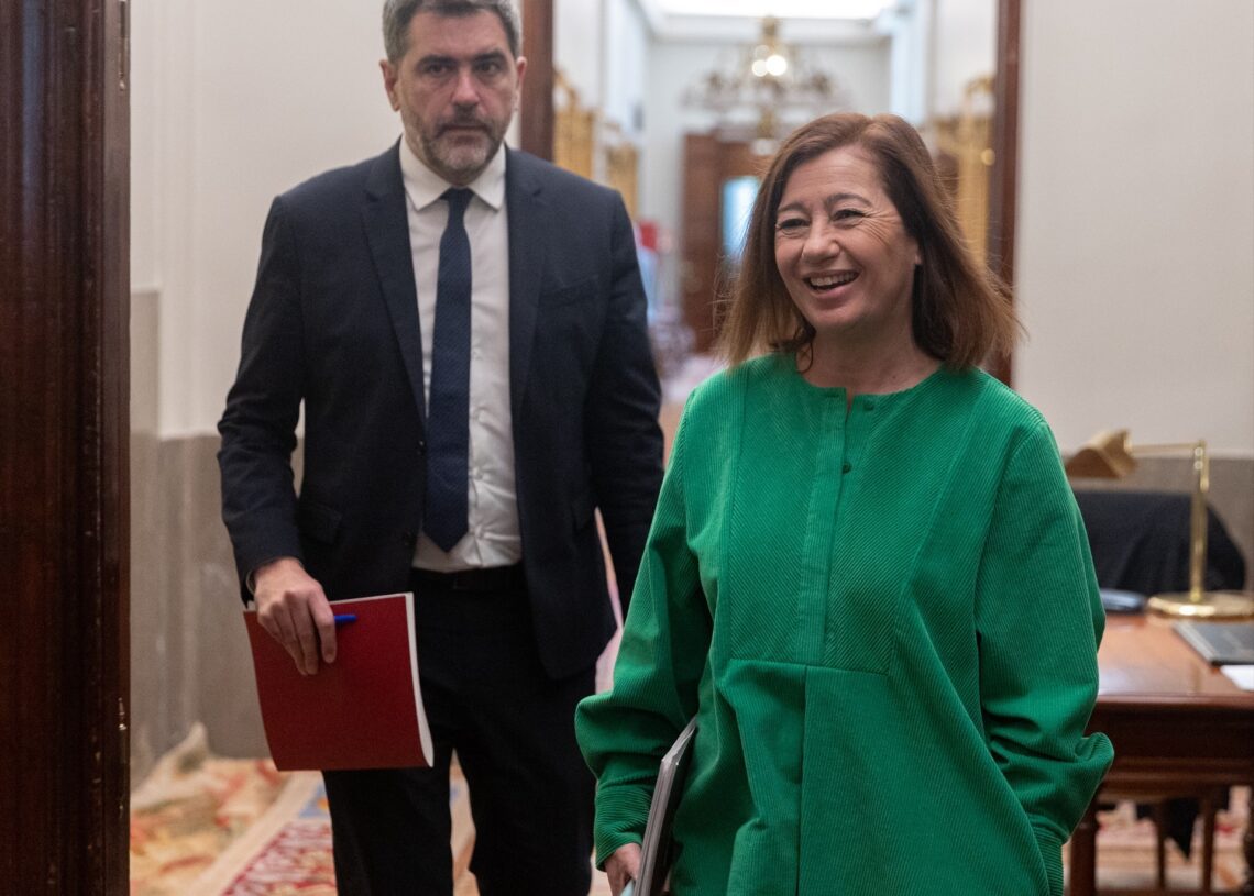 La presidenta del congreso de los diputados, Francina Armengol, a su llegada a una reunión de la Junta de Portavoces, a 26 de noviembre de 2024, en Madrid (España).

Eduardo Parra / Europa Press
26 NOVIEMBRE 2024;JUNTA;PORTAVOCES;DIPUTADOS;CONGRESO
26/11/2024