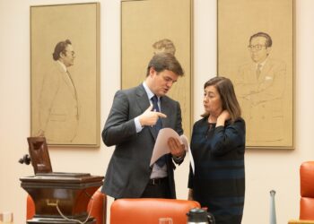 La presidenta del Congreso, Francina Armengol, durante una sesión constitutiva de la Diputación Permanente, en el Congreso de los Diputados, a 21 de noviembre de 2023, en Madrid (España). 

Eduardo Parra / Europa Press