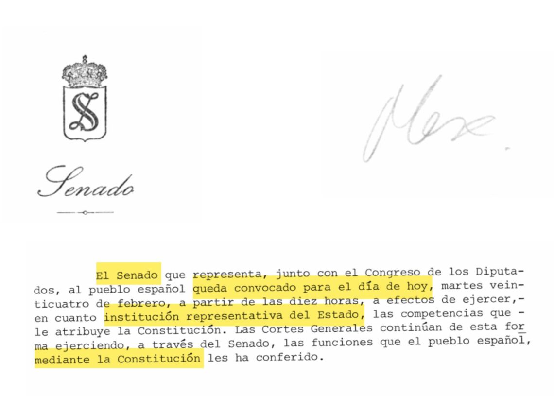Nota de convocatoria del Pleno difundida por la Mesa a los medios de comunicación | SENADO