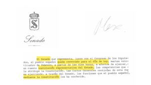 Dos senadores, un telegrama y un Pleno convocado por radio: el 23-F desde el Senado