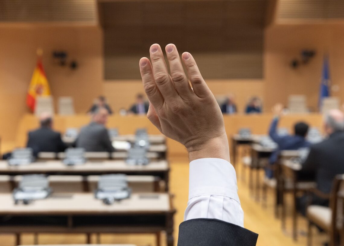 (Foto de ARCHIVO) Imagen de una votación en Comisión en el Congreso de los Diputados | Eduardo Parra / Europa Press
 28/2/2024