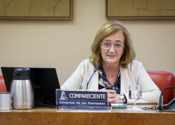 La presidenta de la Autoridad Independiente de Responsabilidad Fiscal (AIReF), Cristina Herrero, durante su comparecencia ante la Comisión de Hacienda y Función Pública, en el Congreso de los Diputados, el 12 de mayo de 2025 | A. PÉREZ MECA (EUROPA PRESS)