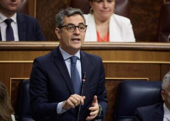 El ministro de Presidencia, Félix Bolaños, durante un pleno en el Congreso de los Diputados, a 25 de junio de 2025, en Madrid (España). Jesús Hellín - Europa Press