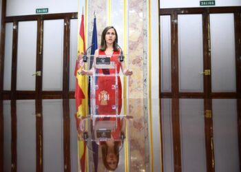La secretaria general de Podemos, Ione Belarra, durante un pleno en el Congreso de los Diputados, a 25 de junio de 2025, en Madrid (España).  Fernando Sánchez - Europa Press