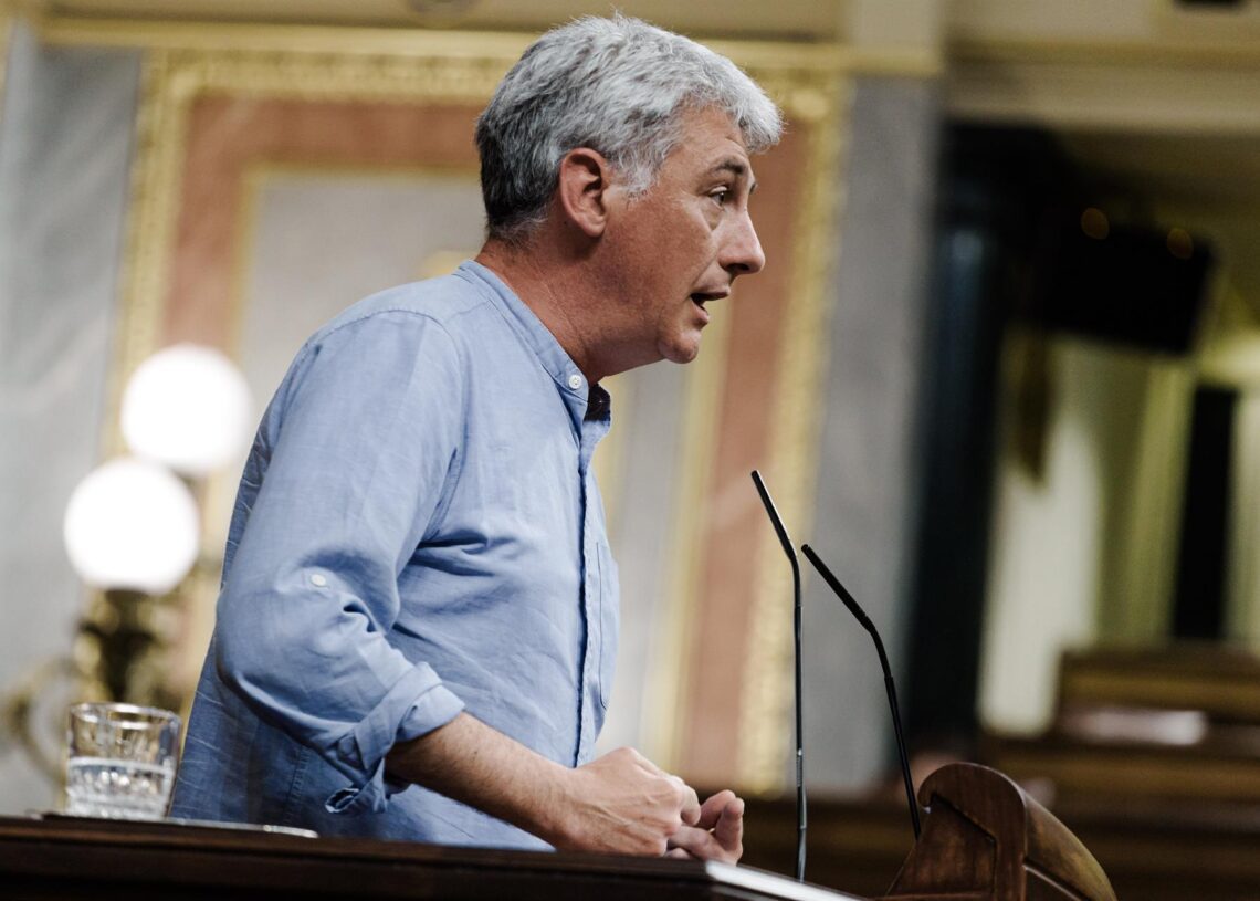 El diputado de EH Bildu Oskar Matute, a 27 de mayo de 2025, en Madrid (España). Carlos Luján - Europa Press