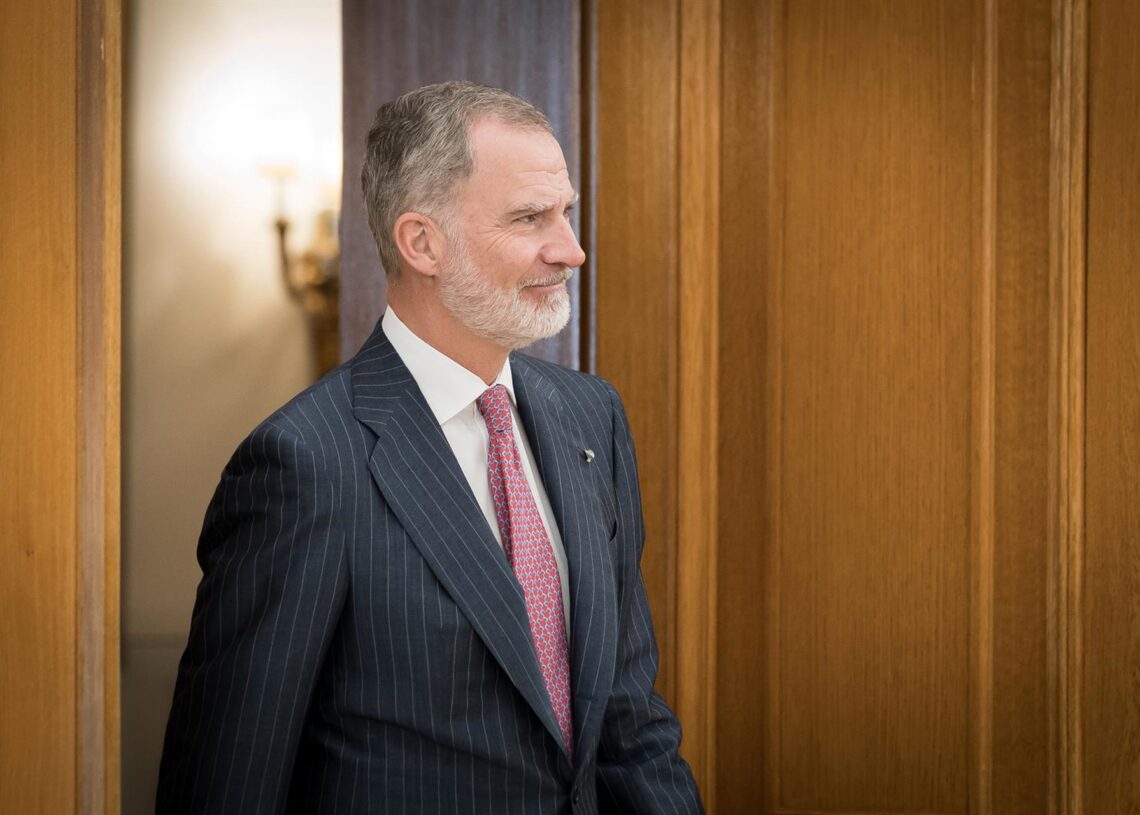 El Rey Felipe VI en el Palacio de la Zarzuela, a 12 de junio de 2025, en Madrid (España). Diego Radamés - Europa Press