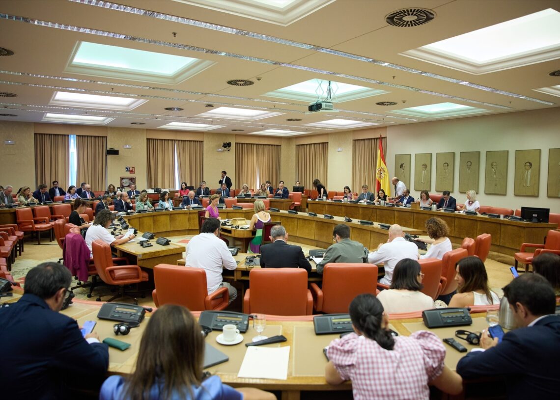 (Foto de ARCHIVO)
Vista de la Diputación Permanente en el Congreso de los Diputados, a 27 de agosto de 2024, en Madrid (España) | JESÚS HELLÍN (EP)