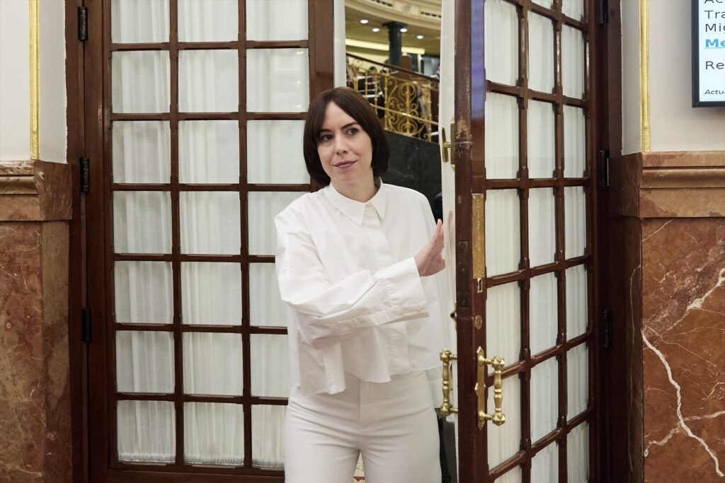 Imagen de archivo de la ministra de Ciencia e Innovación, Diana Morant, durante un pleno en el Congreso de los Diputados | Jesús Hellín (Europa Press).