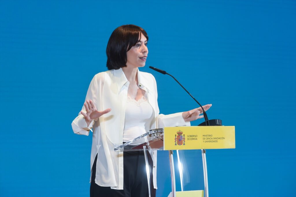 Imagen de archivo de la ministra de Ciencia, Innovación y Universidades, Diana Morant | Gustavo Valiente (Europa Press).