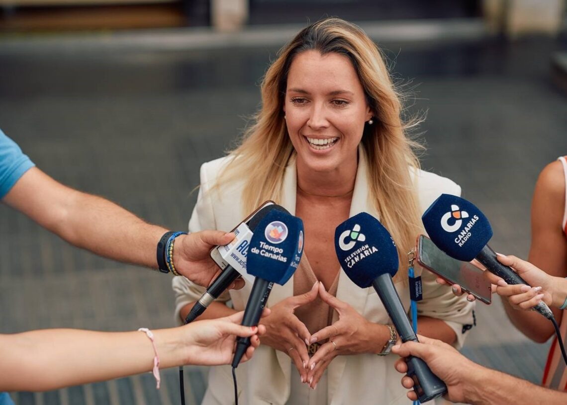 Archivo - La coordinadora general de CC Gran Canaria, María FernándezCEDIDO POR CC - Archivo