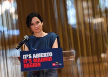 La presidenta de la Comunidad de Madrid, Isabel Díaz Ayuso, en su viaje institucional a Estados UnidosCOMUNIDAD DE MADRID