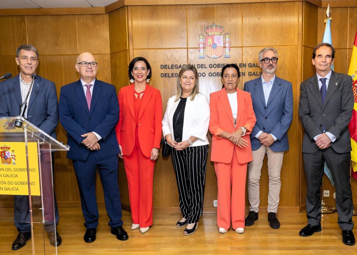 Reunión en la Delegación del Gobierno en Galicia.CGCOF