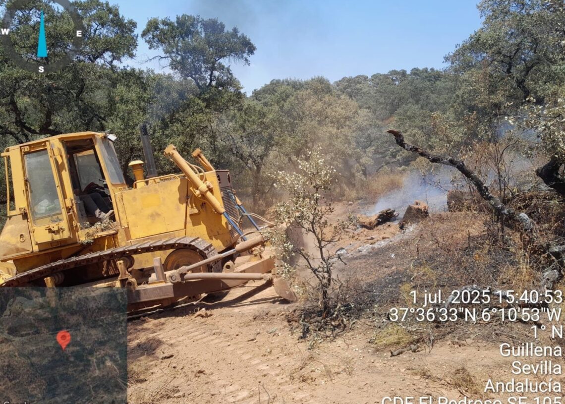 Desactivada la fase de emergencia nivel 1 y estabilizado el incendio en El GarroboPLAN INFOCA