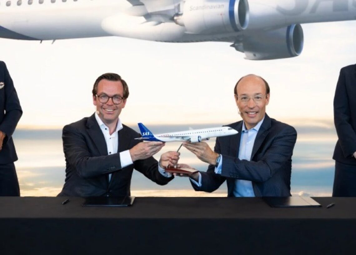 La aerolínea escandinava SAS compra 55 aviones de Embraer por 3.399 millones de euros.EMBRAER