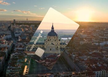 Recurso de Trade Republic sobre el 'skyline' de Madrid (España).TRADE REPUBLIC