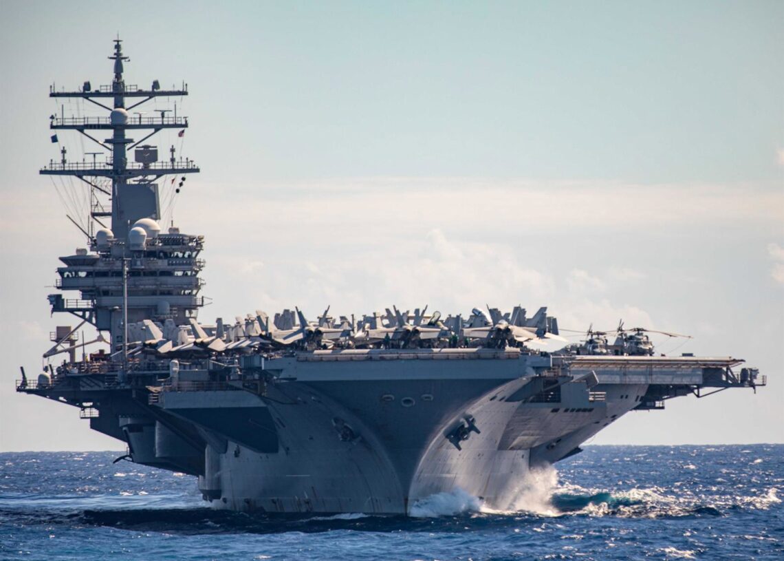Archivo - Un portaaviones del Ejército de Estados Unidos en el océano ÍndicoEuropa Press/Contacto/Mc1 Ryre Arciaga/Planetpix