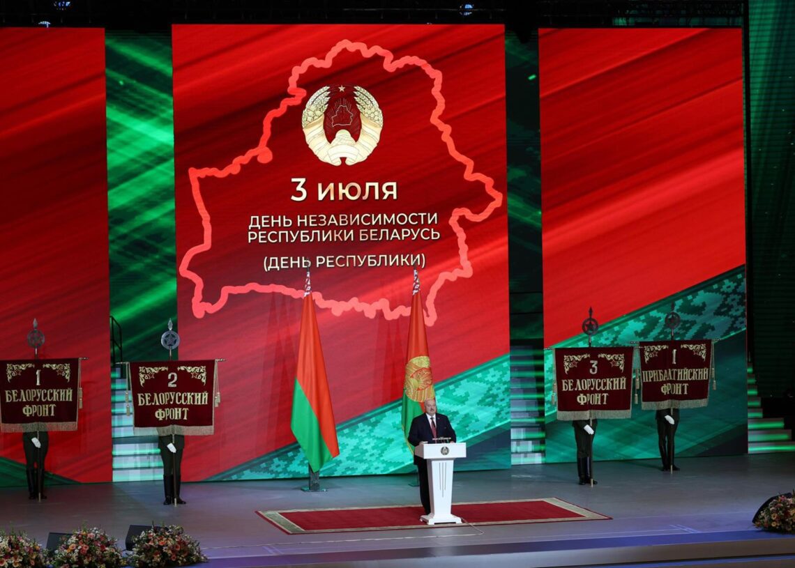 El presidente de Bielorrusia, Alexander Lukashenko, participa en un acto por el Día de la IndependenciaPRESIDENCIA DE BIELORRUSIA