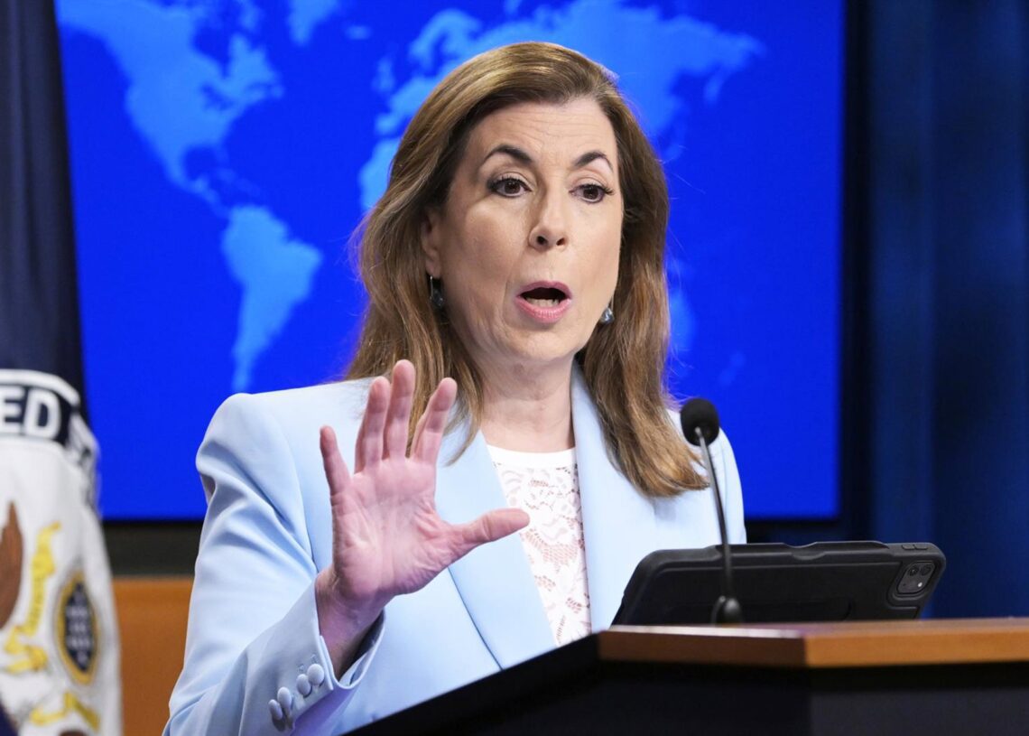 Tammy Bruce, portavoz del Depatamento de Estado de EEUU.Europa Press/Contacto/Lenin Nolly