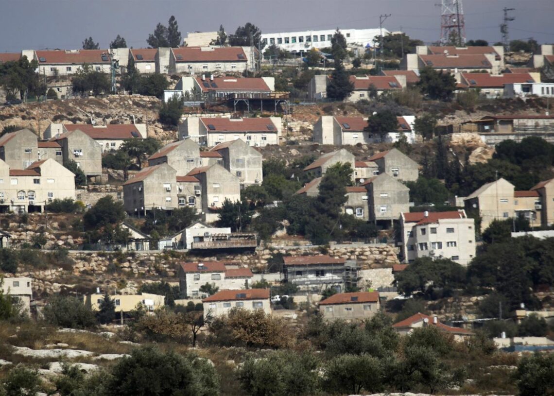 Archivo - Imagen de archivo de un asentamiento en Cisjordania.NASSER ISHTAYEH / ZUMA PRESS / CONTACTOPHOTO