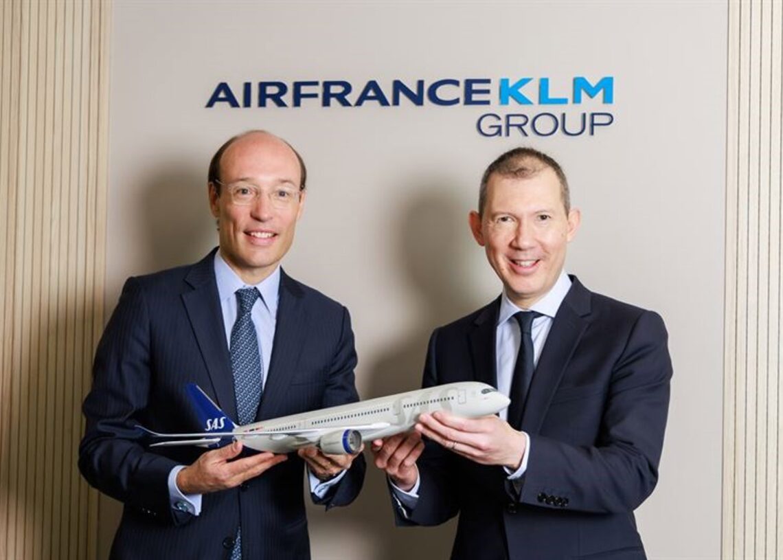 Air France se convertirá en accionista mayoritario de la aerolínea SAS al elevar su participación al 60,5%.SAS