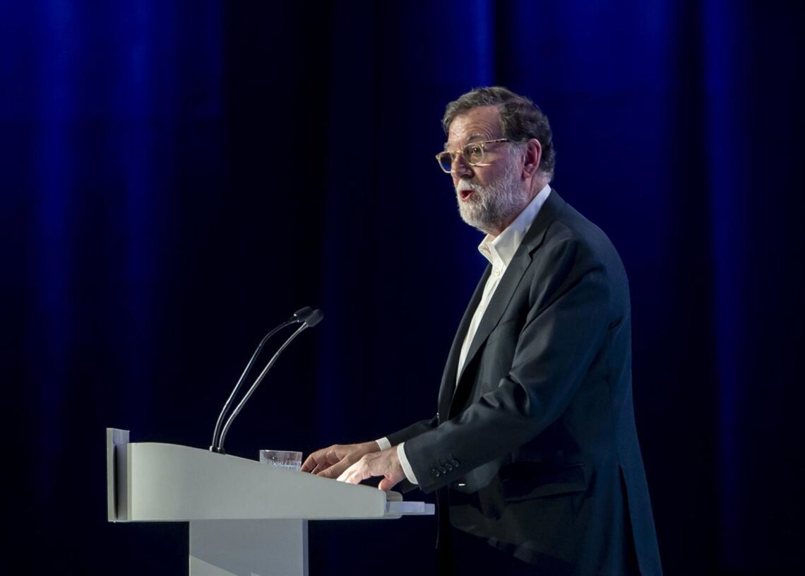 El expresidente del Gobierno, Mariano Rajoy, interviene durante el XXI Congreso Nacional del Partido Popular, a 4 de julio de 2025, en Madrid (España). Alberto Ortega - Europa Press