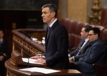 El presidente del Gobierno, Pedro Sánchez, interviene durante un pleno extraordinario, en el Congreso de los Diputados, a 9 de julio de 2025, en Madrid (España). Eduardo Parra - Europa Press