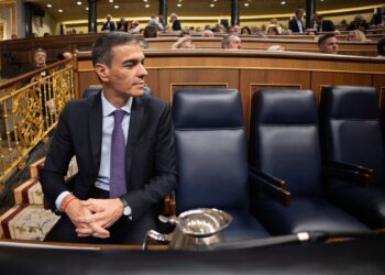 El presidente del Gobierno, Pedro Sánchez, durante un pleno extraordinario, en el Congreso de los Diputados, a 9 de julio de 2025, en Madrid (España). Eduardo Parra - Europa Press