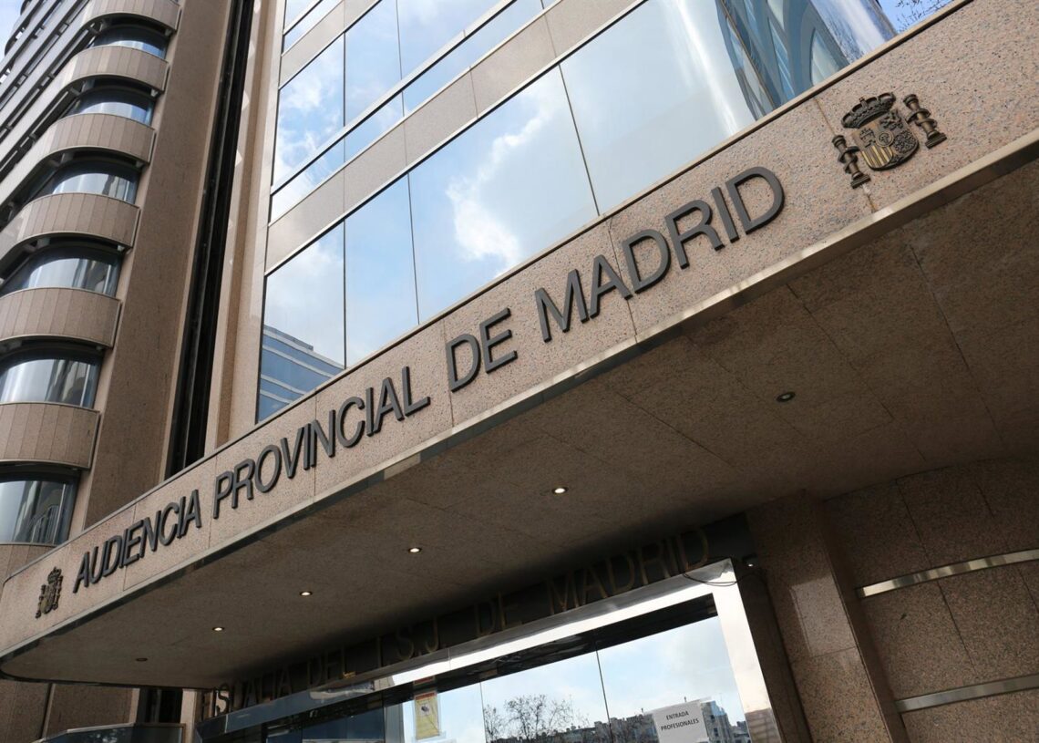 Archivo - Fachada de la Audiencia Provincial de Madrid.Cézaro De Luca - Europa Press - Archivo