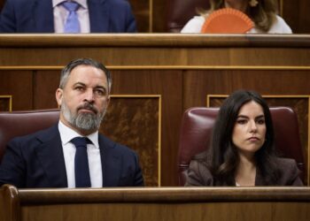El líder de Vox, Santiago Abascal, durante un pleno en el Congreso de los Diputados, a 25 de junio de 2025, en Madrid (España). Jesús Hellín - Europa Press