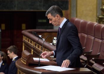 El presidente del Gobierno, Pedro Sánchez, durante un pleno extraordinario, en el Congreso de los Diputados, a 9 de julio de 2025, en Madrid (España). Jesús Hellín - Europa Press