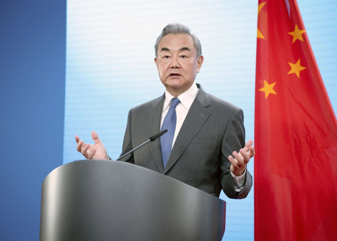 El ministro de Exteriores de China, Wang Yi, durante una rueda de prensa en Alemania (archivo)Europa Press/Contacto/Bernd Elmenthaler