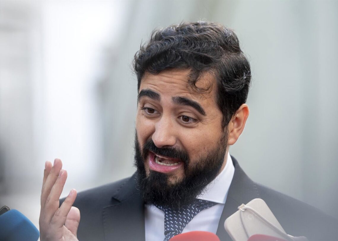 Archivo - El eurodiputado y líder de Se Acabó La Fiesta (SALF), Luis 'Alvise' Pérez, a su llegada al Tribunal Supremo.Alberto Ortega - Europa Press - Archivo