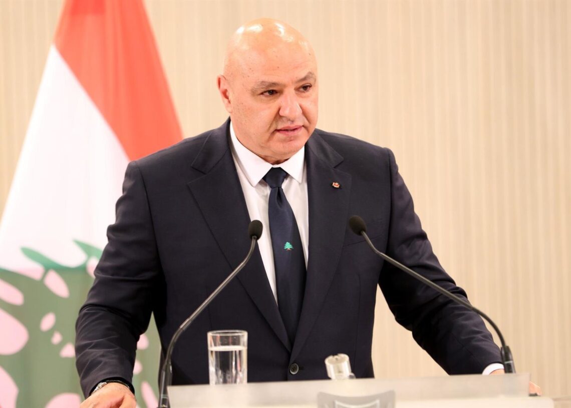 Joseph Aoun, presidente de Líbano.Europa Press/Contacto/Lebanese Presidency Office