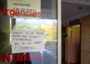 Inundaciones en el hospital de Villafranca del Penedés durante las precipitaciones provocadas por el temporal en la provincia de Barcelona, a 12 de julio de 2025, en Villafranca del Penedés, Barcelona (España)Lorena Sopêna - Europa Press
