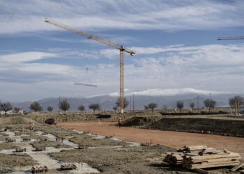 Archivo - Imagen de archivo de obras de la instalación científica IFMIF-DONES Álex Cámara - Europa Press - Archivo