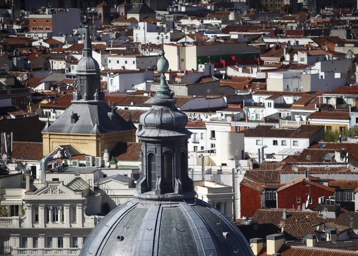 Archivo - (Foto de ARCHIVO) Vista de los tejados de Madrid, desde la Torre de Colón.  Eduardo Parra / Europa Press 07 marzo 2019, recursos, Madrid.  07/3/2019EDUARDO PARRA / EUROPA PRESS - Archivo