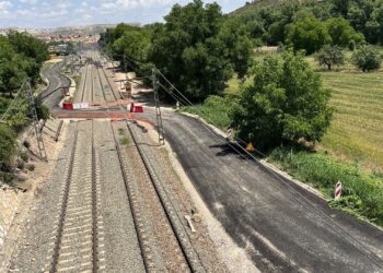 Obras de OHLA en la autopista ferroviaria Algeciras-Madrid-ZaragozaOHLA