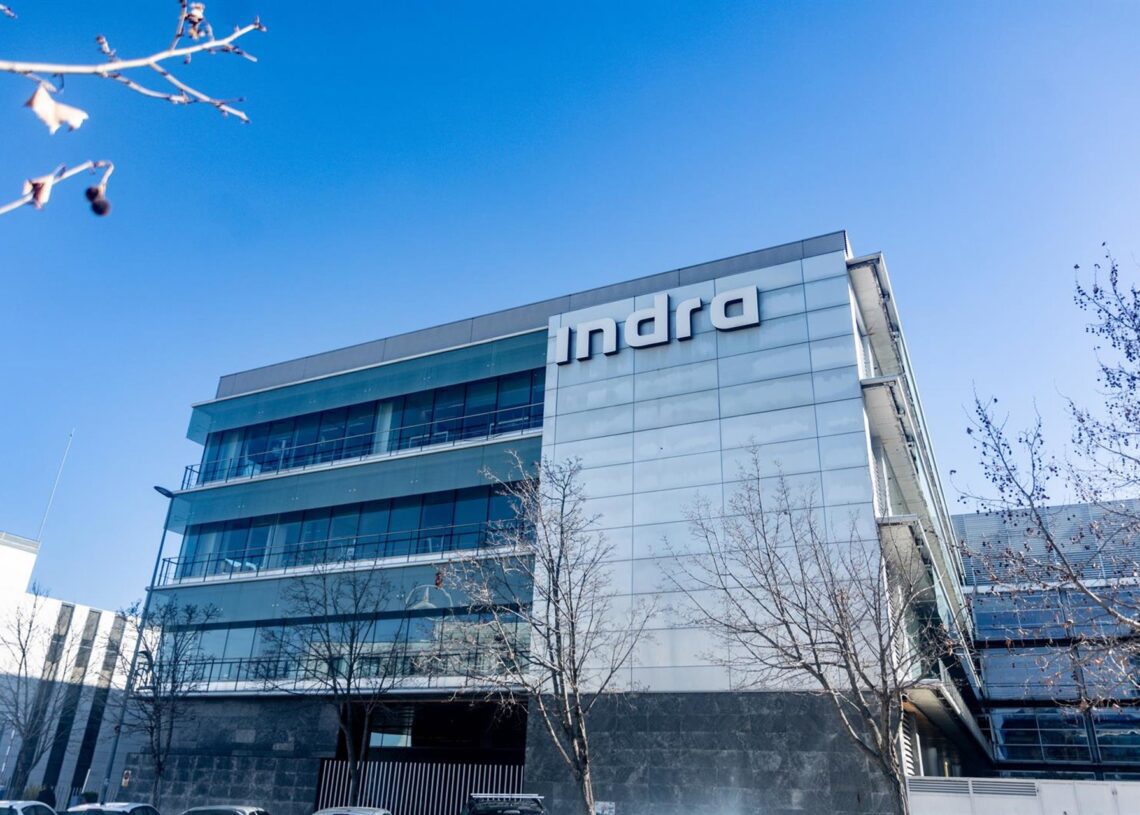 Archivo - Fachada de la sede de Indra, a 5 de febrero de 2025, en Madrid (España). Ricardo Rubio - Europa Press - Archivo