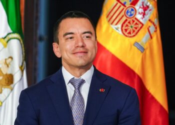 El presidente de Ecuador, Daniel Noboa.Francisco J. Olmo - Europa Press