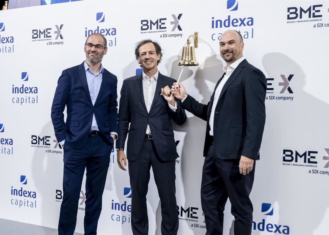 Archivo - El equipo fundador de Indexa Capital durante su salida a Bolsa.BME GROWTH - Archivo
