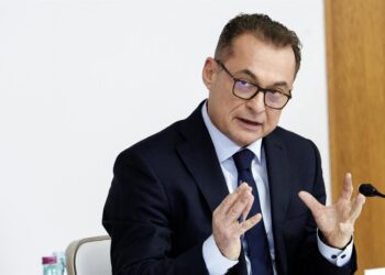 Archivo - FILED - 23 February 2024, Hesse, Frankfurt_Main: Joachim Nagel, President of the Bundesbank, presents the annual report for 2023 during a press conference of the German Bundesbank. Photo: Andreas Arnold/dpaAndreas Arnold/dpa - Archivo