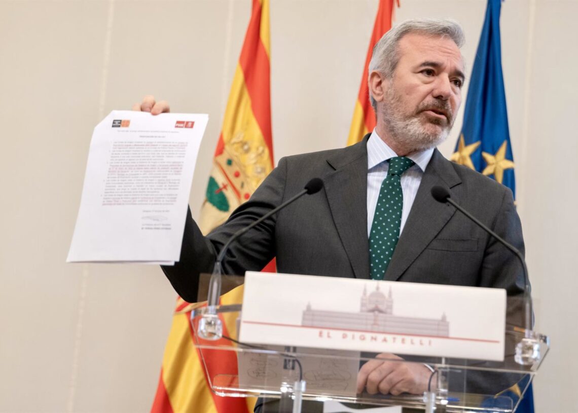 El presidente del Gobierno de Aragón, Jorge Azcón.FABIÁN SIMÓN.