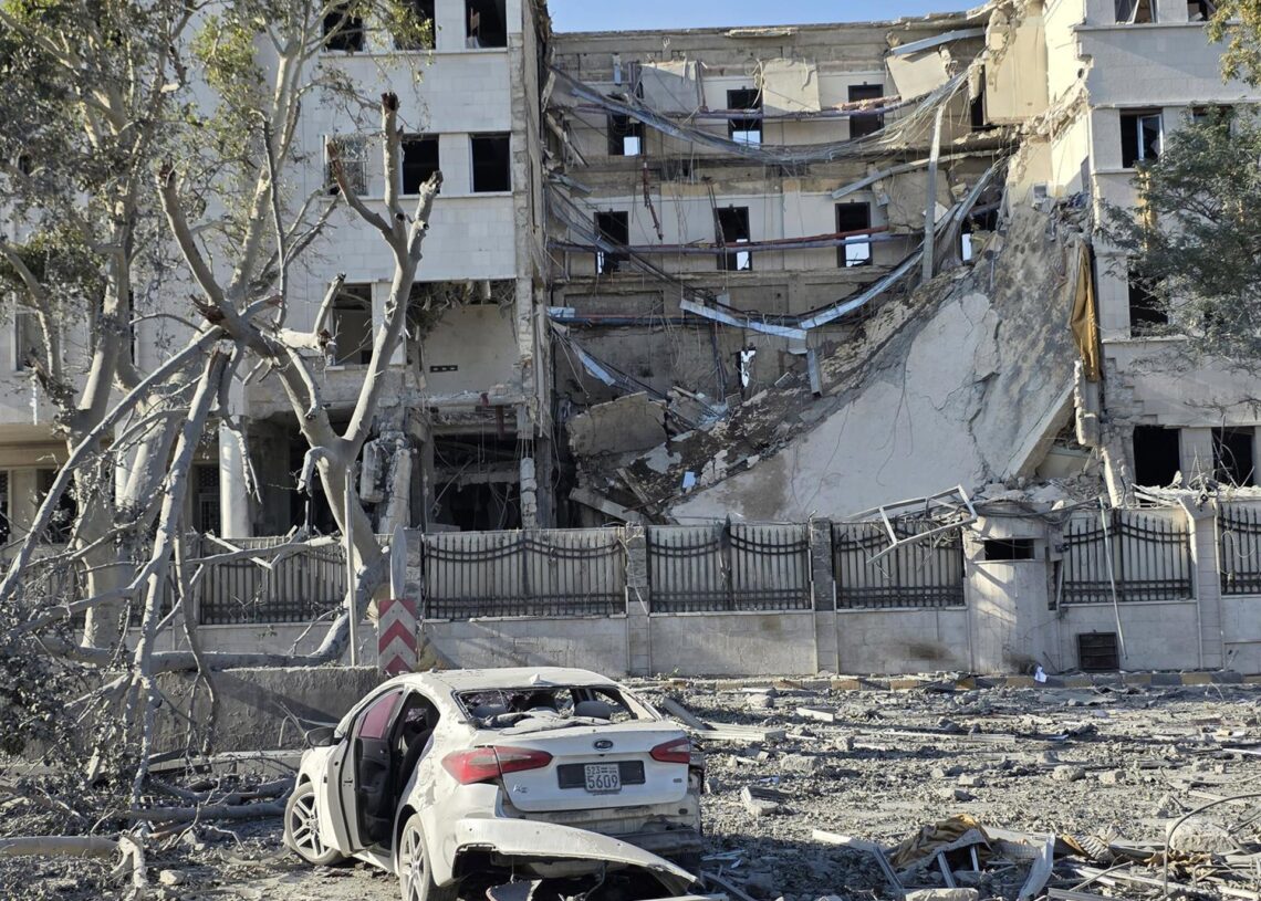 Ataque del Ejército de Israel contra el complejo del Ministerio de Defensa en la capital de Siria, DamascoEuropa Press/Contacto/Stringer
