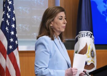 La portavoz del Departamento de Estado de Estados Unidos, Tammy BruceEuropa Press/Contacto/Lenin Nolly
