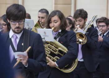 Archivo - Músicos de una sociedad musical de la Comunitat Valenciana FSMCV - Archivo